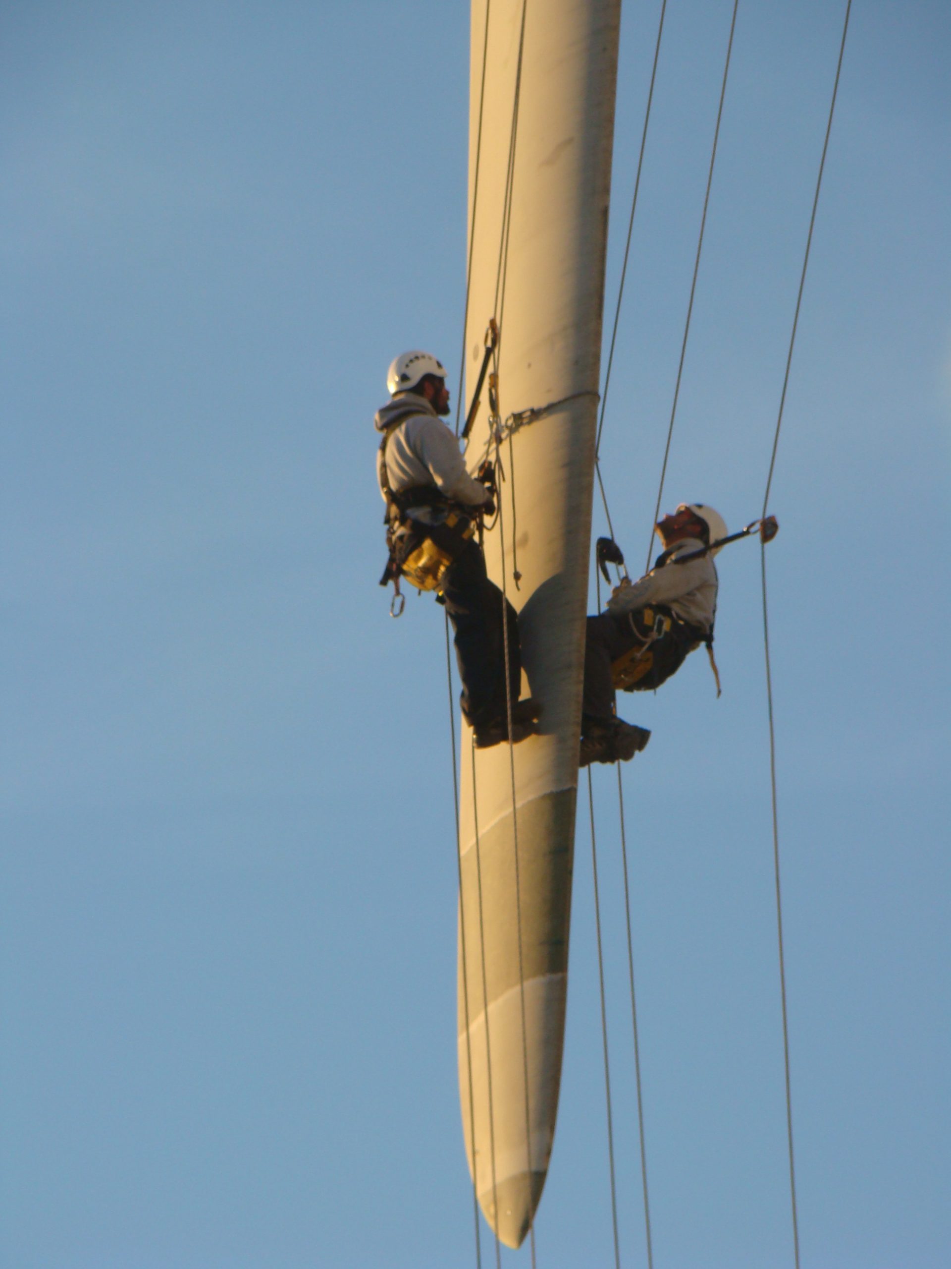 Installations en série du système RBE dans le parc éolien de Penedo ...